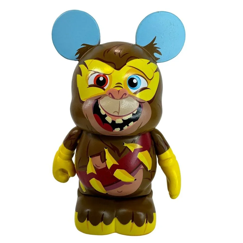Disney Vinylmation Zooper Heroes Set Of 4 Chimp Rhinos Astronaut & Striped Mouse